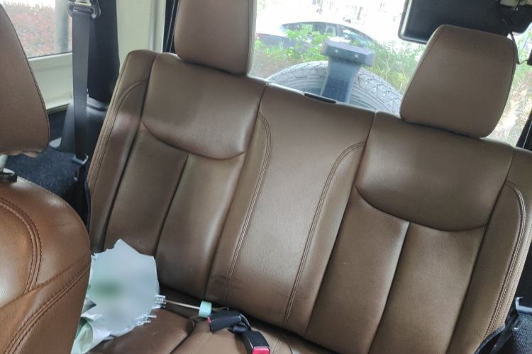 Used Jeep Wrangler 2013 3.6L Sahara two-door model Left Rear Seat