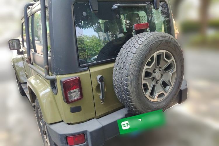 Used Jeep Wrangler 2013 3.6L Sahara two-door model Rear