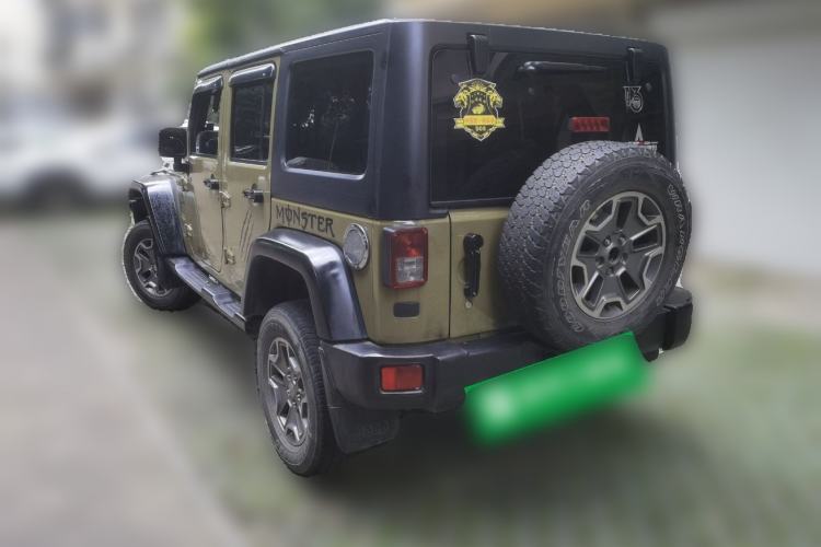 Used Jeep Wrangler 2013 3.6L Sahara Four-Door Edition Rear Left 45 Deg