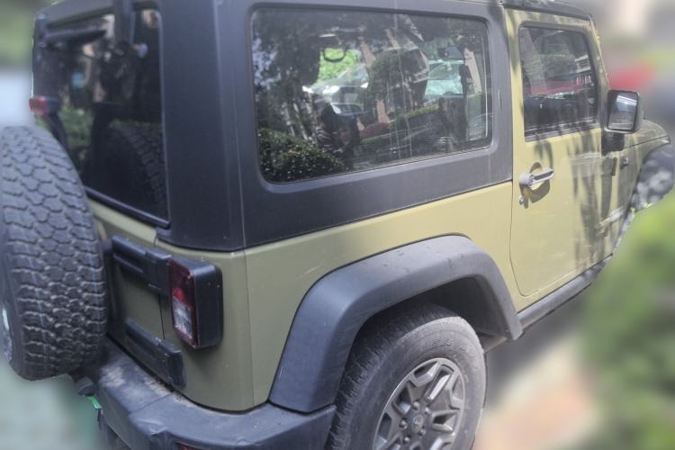 Used Jeep Wrangler 2013 3.6L Rubicon two-door version Rear Right 45 Deg