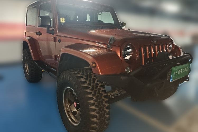 Used Jeep Wrangler 2013 3.6L Sahara two-door model Front Right 45 Deg