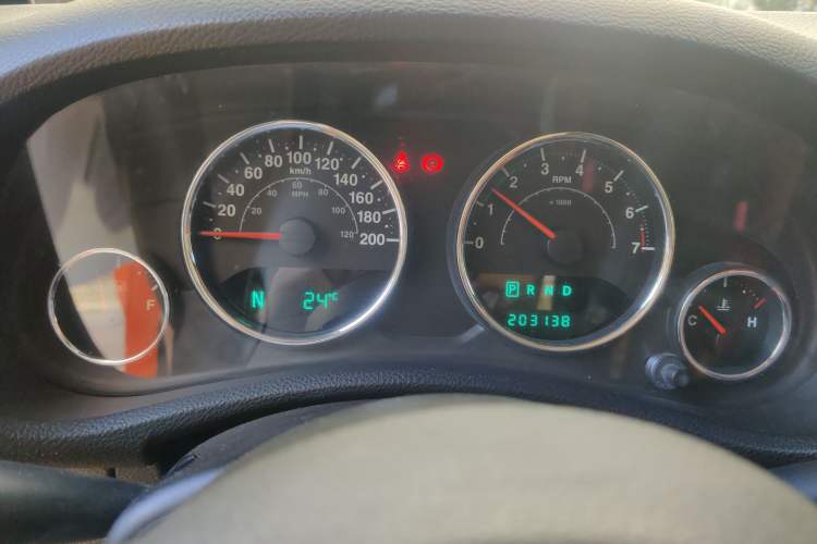 Used Jeep Wrangler 2013 3.6L Sahara two-door model Instrument Cluster
