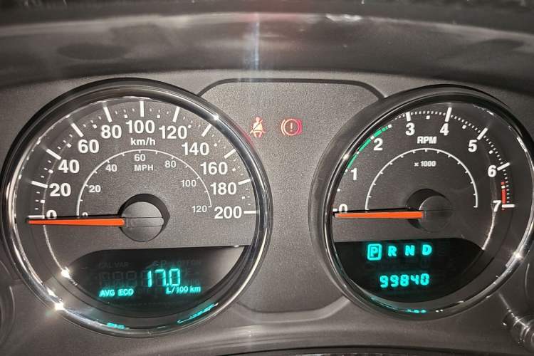 Used Jeep Wrangler 2013 3.6L Sahara two-door model Instrument Cluster