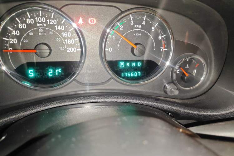Used Jeep Wrangler 2013 3.6L Sahara Four-Door Edition Odometer Close Up