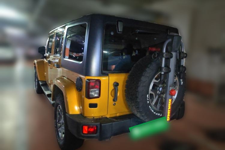 Used Jeep Wrangler 2013 3.6L Sahara Four-Door Edition Rear Left 45 Deg