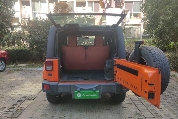 Used Jeep Wrangler 2013 3.6L Sahara two-door model Trunk