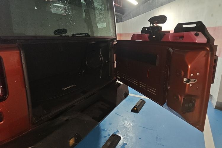 Used Jeep Wrangler 2013 3.6L Sahara two-door model Trunk