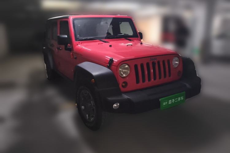 Used Jeep Wrangler 2013 3.6L Rubicon four-door model Front Right 45 Deg