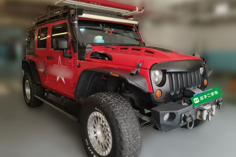 Used Jeep Wrangler 2013 3.6L Rubicon four-door model Front Right 45 Deg