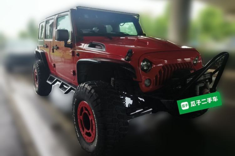 Used Jeep Wrangler 2013 3.6L Rubicon four-door model Front Right 45 Deg
