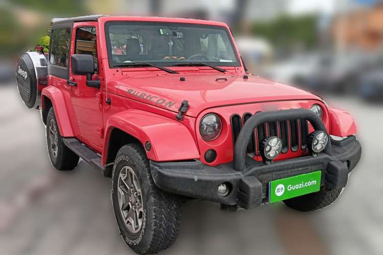 Used Jeep Wrangler 2013 3.6L Sahara two-door model Front Right 45 Deg