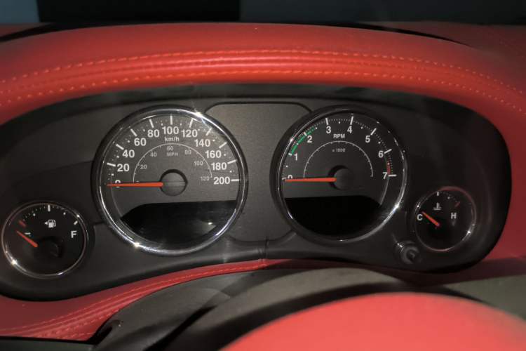 Used Jeep Wrangler 2013 3.6L Sahara two-door model Instrument Cluster