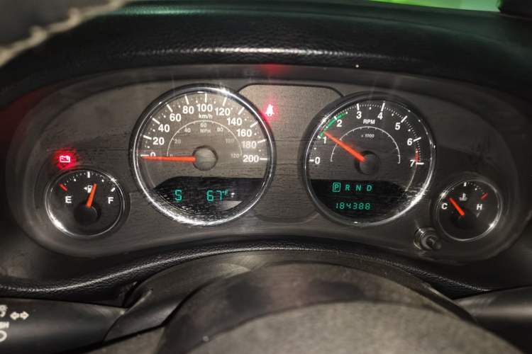 Used Jeep Wrangler 2013 3.6L Sahara Four-Door Edition Instrument Cluster