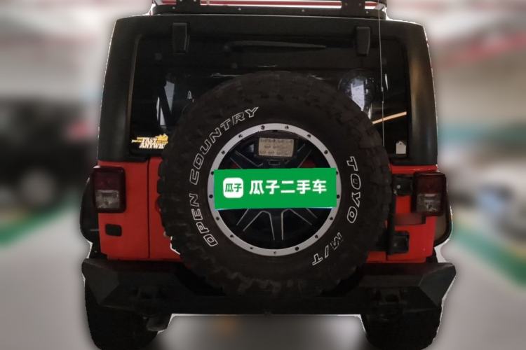 Used Jeep Wrangler 2013 3.6L Rubicon four-door model Rear