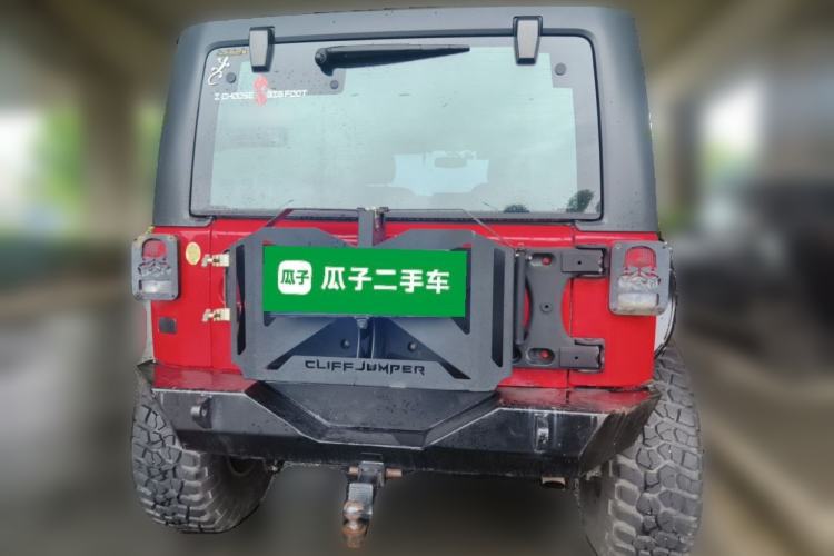 Used Jeep Wrangler 2013 3.6L Rubicon four-door model Rear