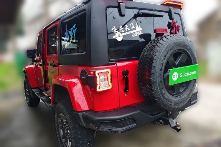 Used Jeep Wrangler 2013 3.6L Sahara Four-Door Edition Rear Left 45 Deg
