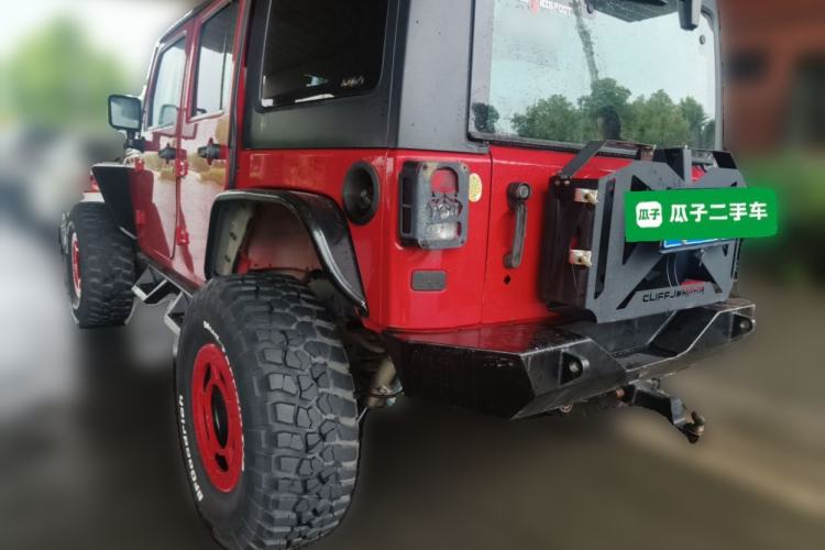 Used Jeep Wrangler 2013 3.6L Rubicon four-door model Rear Left 45 Deg