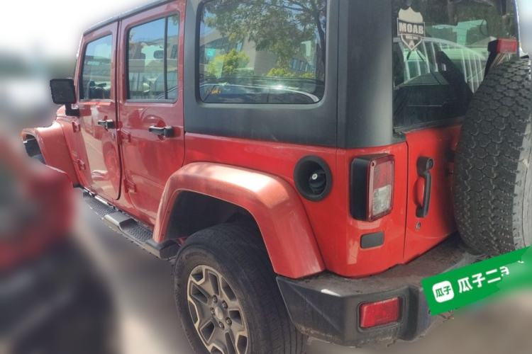 Used Jeep Wrangler 2013 3.6L Sahara Four-Door Edition Rear Left 45 Deg