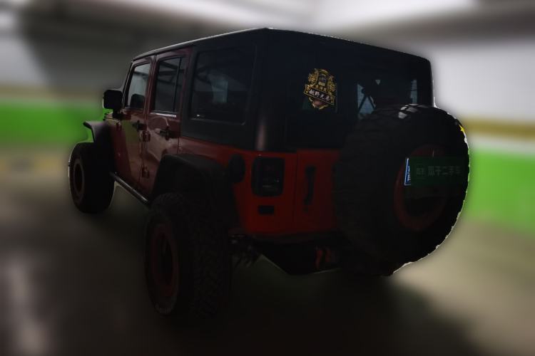 Used Jeep Wrangler 2013 3.6L Sahara Four-Door Edition Rear Left 45 Deg