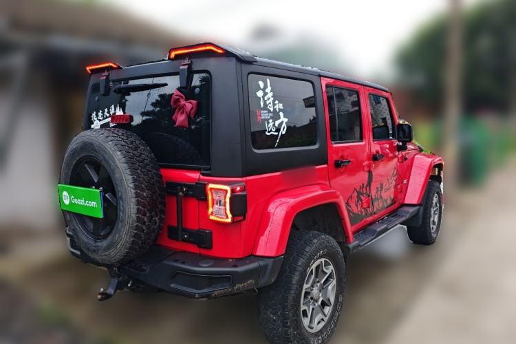 Used Jeep Wrangler 2013 3.6L Sahara Four-Door Edition Rear Right 45 Deg