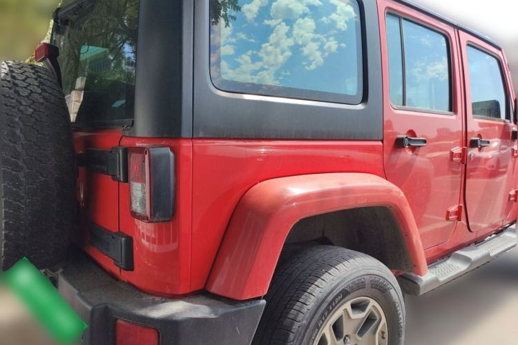 Used Jeep Wrangler 2013 3.6L Sahara Four-Door Edition Rear Right 45 Deg