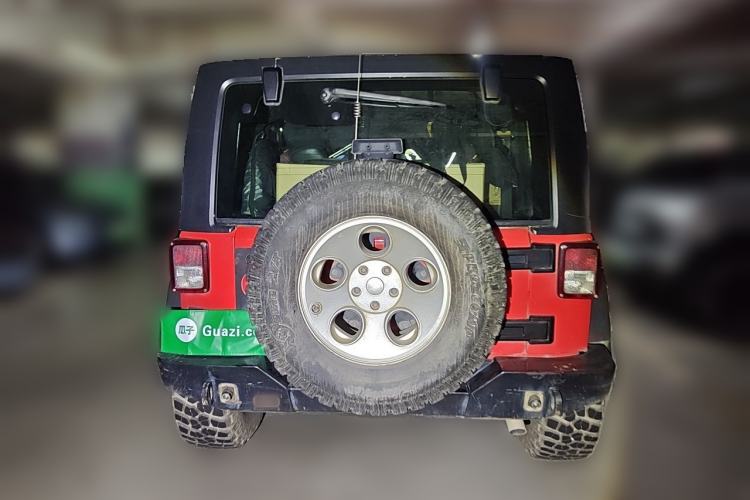 Used Jeep Wrangler 2013 3.6L Rubicon four-door model Rear