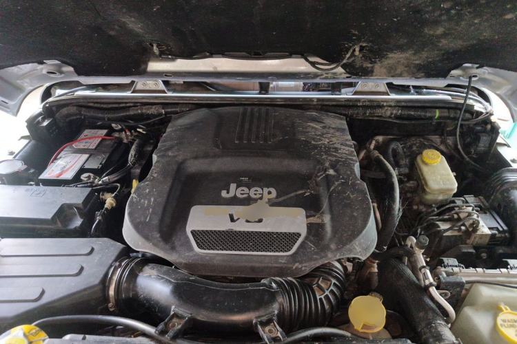 Used Jeep Wrangler 2013 3.6L Sahara two-door model Engine Bay