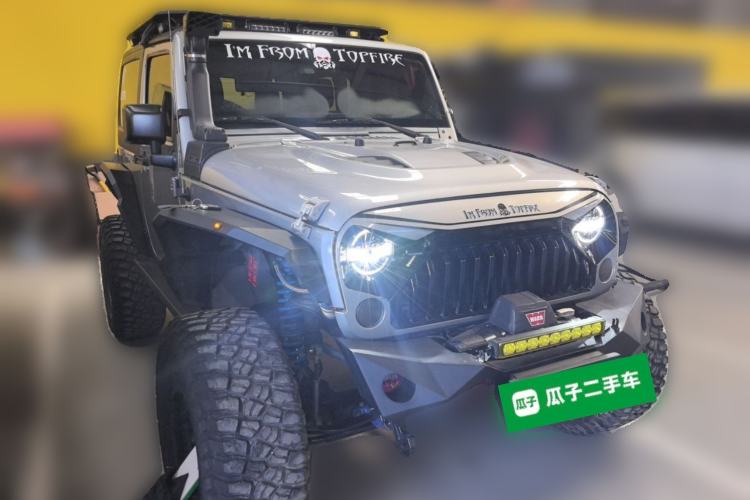 Used Jeep Wrangler 2013 3.6L Sahara two-door model Front Right 45 Deg