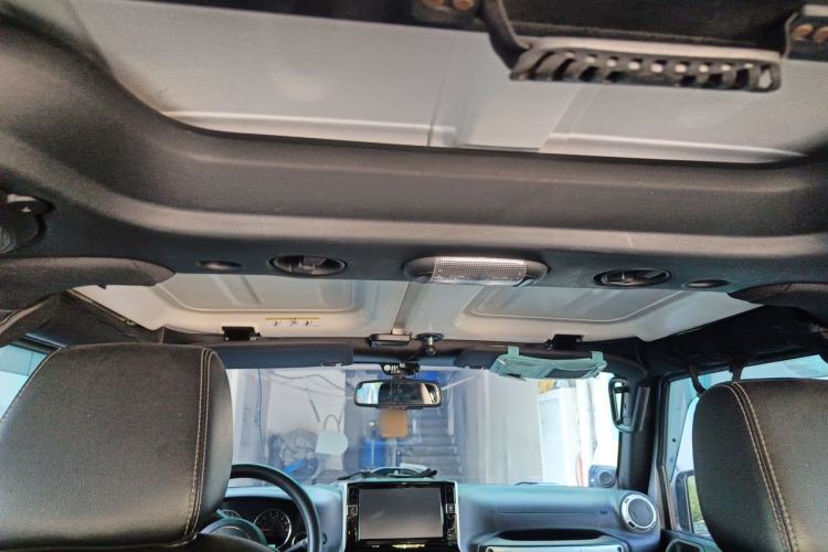 Used Jeep Wrangler 2013 3.6L Sahara two-door model Headliner