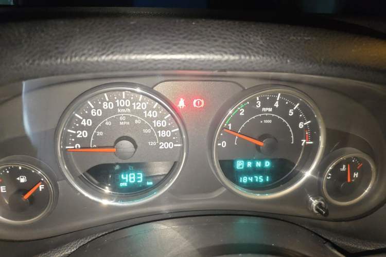 Used Jeep Wrangler 2013 3.6L Sahara Four-Door Edition Instrument Cluster