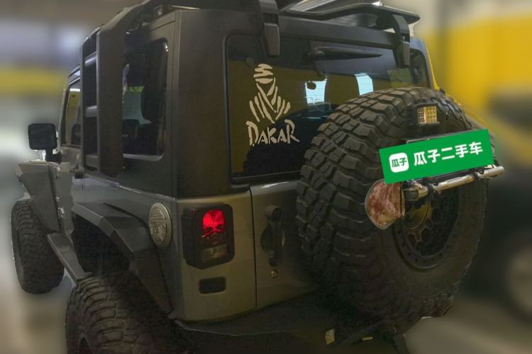 Used Jeep Wrangler 2013 3.6L Sahara two-door model Rear Left 45 Deg