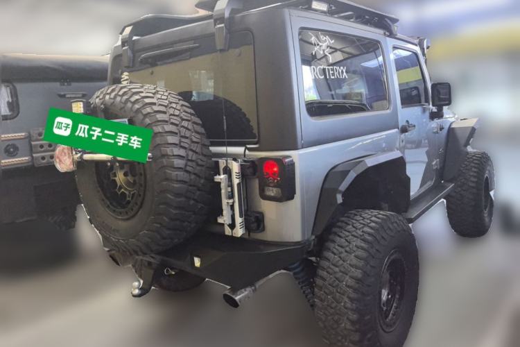 Used Jeep Wrangler 2013 3.6L Sahara two-door model Rear Right 45 Deg