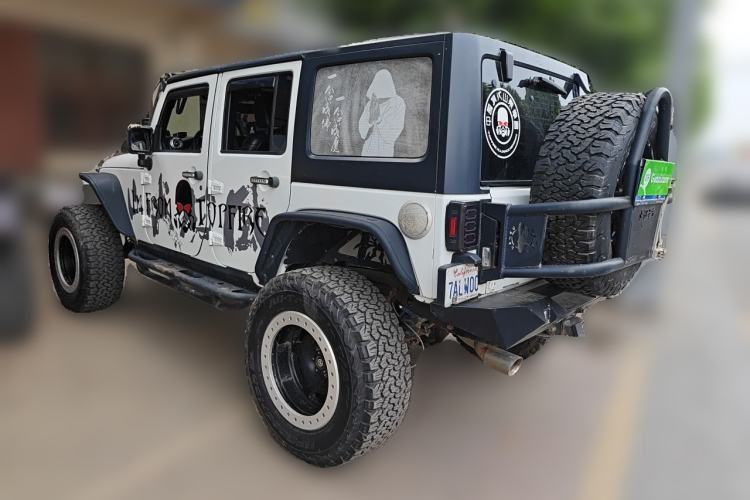 Used Jeep Wrangler 2013 3.6L Sahara Four-Door Edition Rear Left 45 Deg