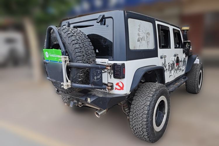 Used Jeep Wrangler 2013 3.6L Sahara Four-Door Edition Rear Right 45 Deg