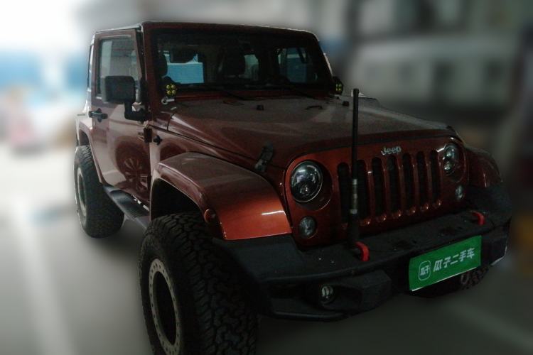 Used Jeep Wrangler 2013 3.6L Sahara two-door model Front Right 45 Deg