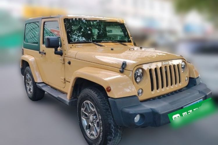 Used Jeep Wrangler 2013 3.6L Sahara two-door model Front Right 45 Deg