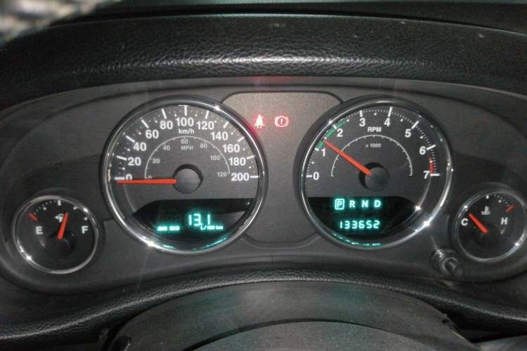 Used Jeep Wrangler 2013 3.6L Sahara two-door model Instrument Cluster