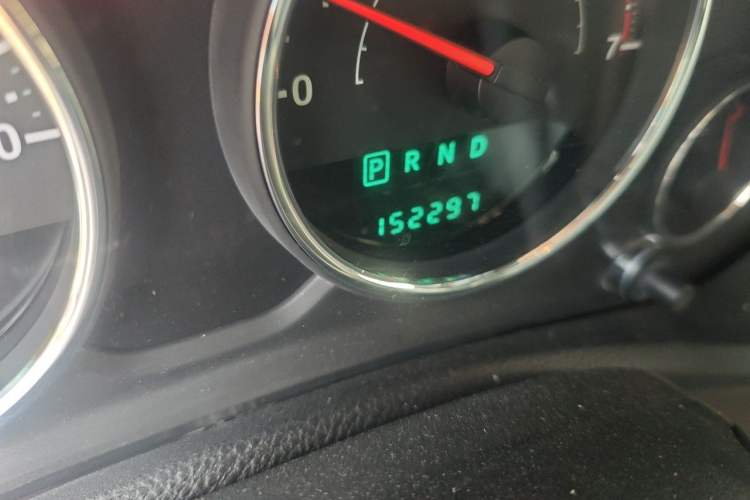 Used Jeep Wrangler 2013 3.6L Rubicon two-door version Odometer Close Up