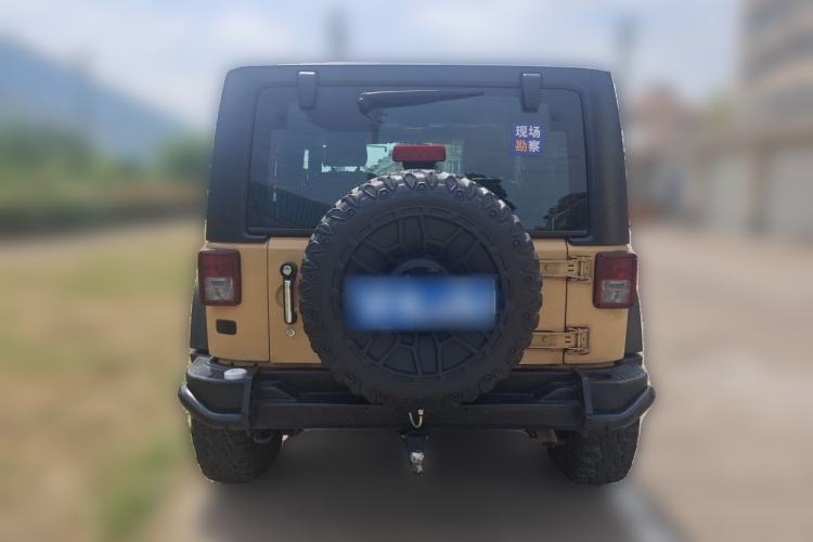 Used Jeep Wrangler 2013 3.6L Rubicon two-door version Rear
