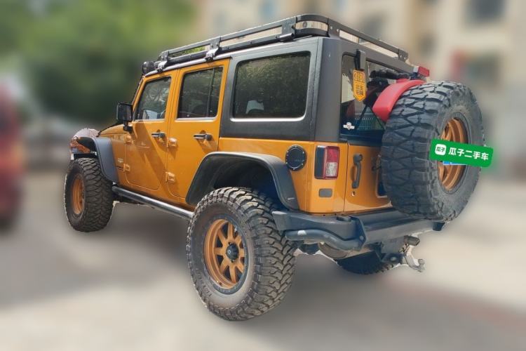 Used Jeep Wrangler 2013 3.6L Sahara Four-Door Edition Rear Left 45 Deg