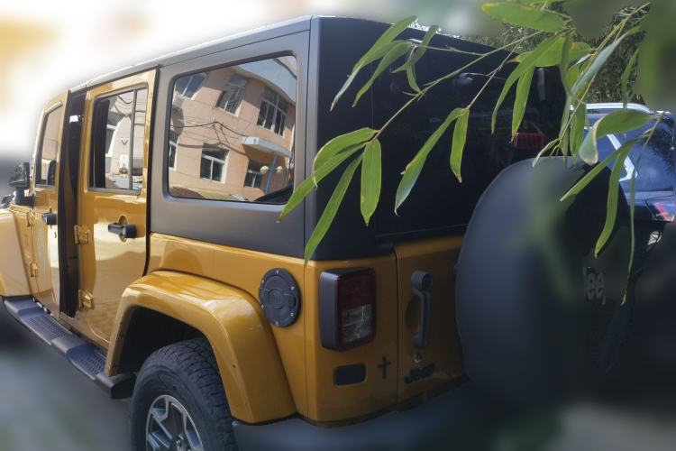 Used Jeep Wrangler 2013 3.6L Sahara Four-Door Edition Rear Left 45 Deg