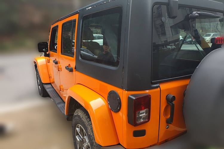 Used Jeep Wrangler 2013 3.6L Sahara Four-Door Edition Rear Left 45 Deg