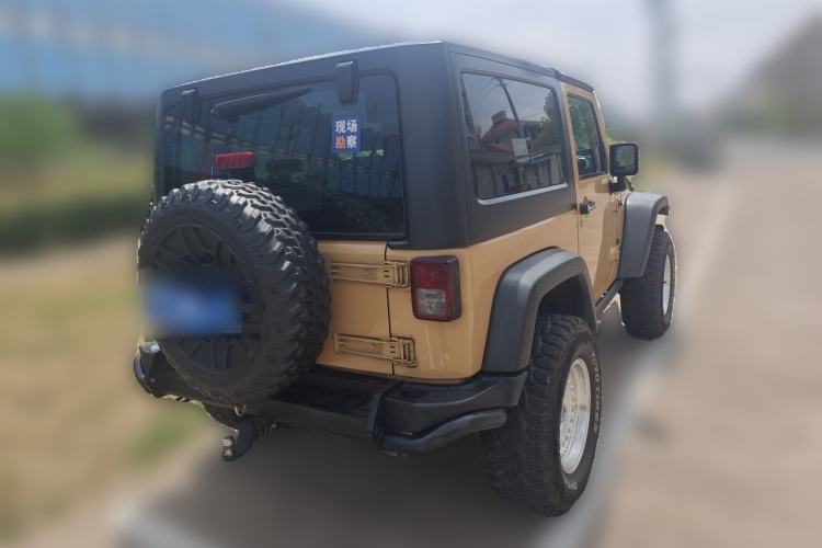 Used Jeep Wrangler 2013 3.6L Rubicon two-door version Rear Right 45 Deg