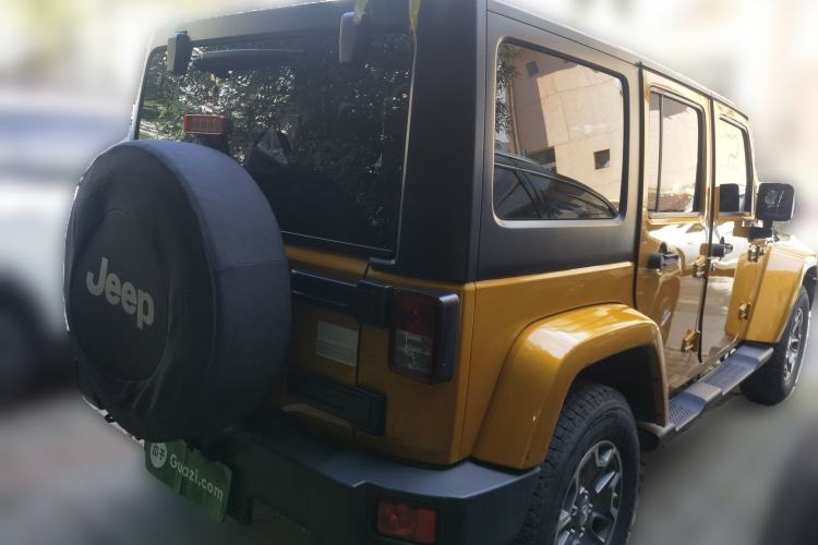 Used Jeep Wrangler 2013 3.6L Sahara Four-Door Edition Rear Right 45 Deg