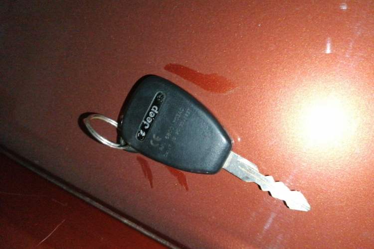 Used Jeep Wrangler 2013 3.6L Sahara two-door model Vehicle Key