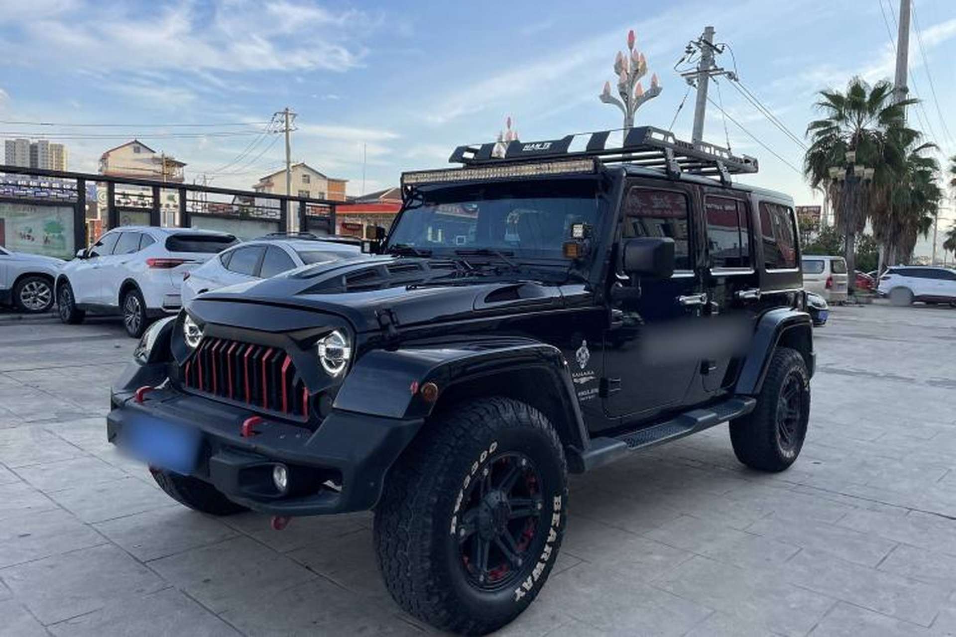 Used Jeep Wrangler 2014 2.8TD Sahara Four-Door Edition Front Left 45 Deg