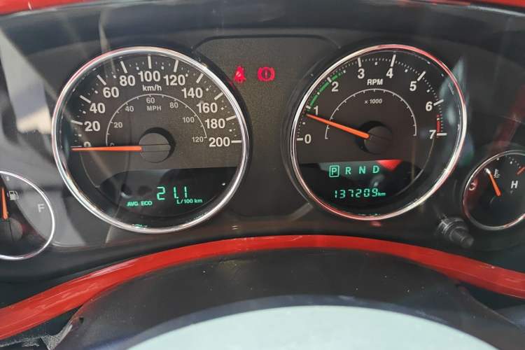 Used Jeep Wrangler 2014 3.0L Sahara Four-Door Edition Instrument Cluster