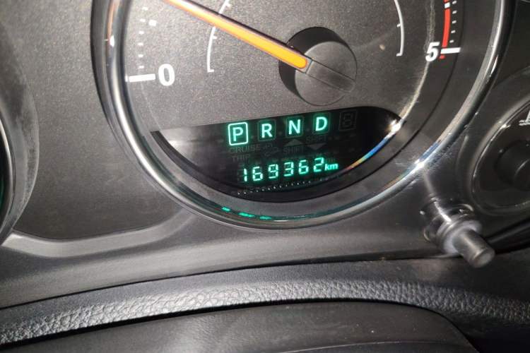 Used Jeep Wrangler 2014 2.8TD Sahara Four-Door Edition Odometer Close Up