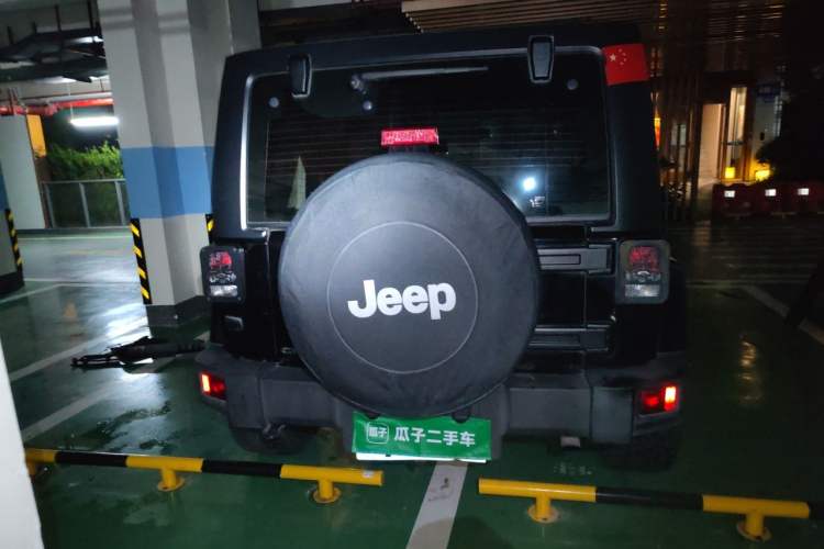 Used Jeep Wrangler 2014 2.8TD Sahara Four-Door Edition Rear