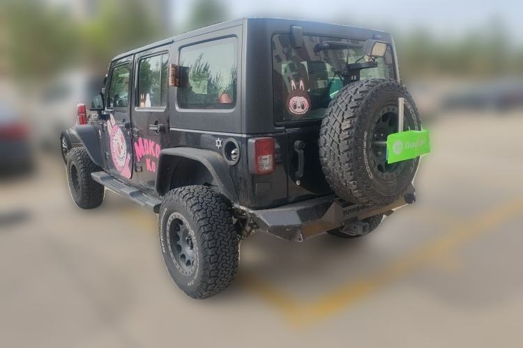 Used Jeep Wrangler 2014 3.0L Sahara Four-Door Edition Rear Left 45 Deg